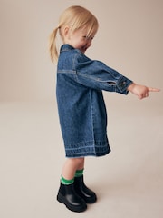 Blue Denim 100% Cotton Shirt Dress (3mths-8yrs) - Image 2 of 9