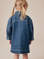 Blue Denim 100% Cotton Shirt Dress (3mths-8yrs) - Image 4 of 9