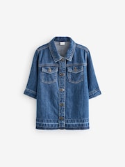 Blue Denim 100% Cotton Shirt Dress (3mths-8yrs) - Image 7 of 9