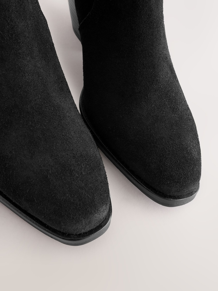 črna - Forever Comfort® Usnjeni gležnjarji Kavbojski škornji - Slika 8 iz 8 črna - Forever Comfort® Usnjeni gležnjarji Kavbojski škornji - Slika 8 iz 8