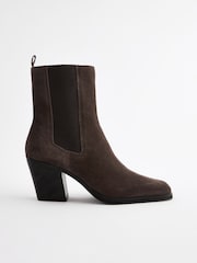 Chocolate Brown Boho Forever Comfort® Leather Formal Cowboy Boots - Image 7 of 11
