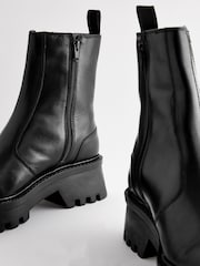 Black Forever Comfort® Leather Chunky Chelsea Boots - Image 5 of 7