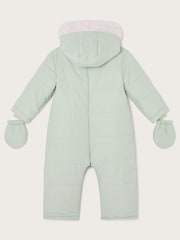 Monsoon Green Bear Pramsuit - Image 2 of 3