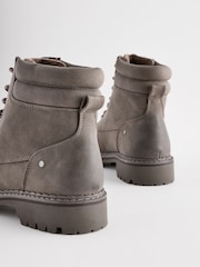 Grey Standard/Wide Fit Forever Comfort® Casual Lace-Up Ankle Boots - Image 5 of 8