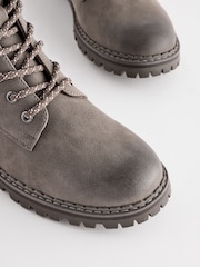 Grey Standard/Wide Fit Forever Comfort® Casual Lace-Up Ankle Boots - Image 6 of 8