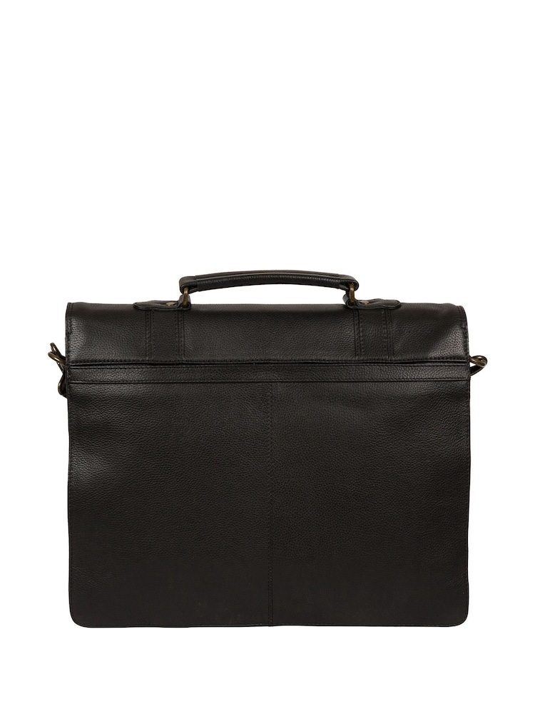 Pure Luxuries London Baxter Leather Work Bag - Image 2 of 4