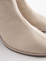 Bone Cream Standard/Wide Fit Forever Comfort® Ankle Sock Boots - Image 4 of 7