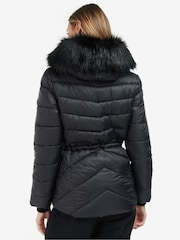 Barbour International® Island Quilted Black Jacket - Image 2 of 9