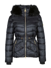 Barbour International® Island Quilted Black Jacket - Image 6 of 9