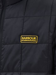 Barbour International® Island Quilted Black Jacket - Image 9 of 9