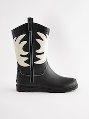 Black & White Western Wellies - Image 7 of 10