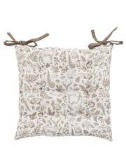Gallery Home Set of 2 Forestland Etched Woodland Reversible Seat Pads - Image 1 of 5
