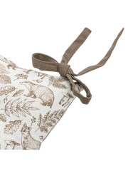 Gallery Home Set of 2 Forestland Etched Woodland Reversible Seat Pads - Image 2 of 5