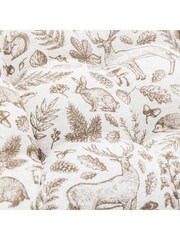Gallery Home Set of 2 Forestland Etched Woodland Reversible Seat Pads - Image 4 of 5
