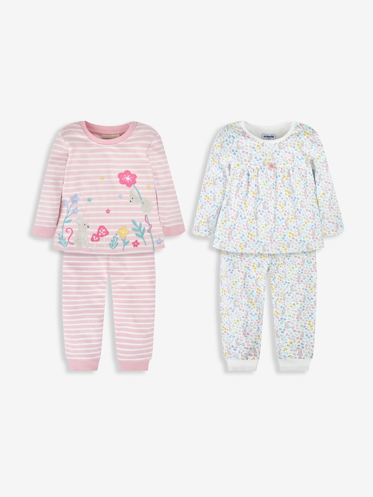 Jojo Maman Bébé 2-kompletna pižama Mouse Jersey - Slika 1 iz 12 Jojo Maman Bébé 2-kompletna pižama Mouse Jersey - Slika 1 iz 12