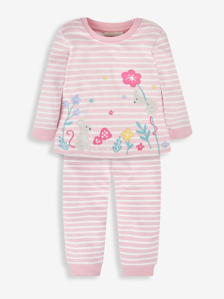 Jojo Maman Bébé 2-kompletna pižama Mouse Jersey - Slika 2 iz 12 Jojo Maman Bébé 2-kompletna pižama Mouse Jersey - Slika 2 iz 12