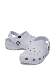 Crocs Purple Blue Classic Kids Unisex Clogs - Image 2 of 4