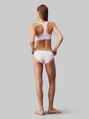 Calvin Klein Light Pink Modern Cotton Logo Bralette - Image 2 of 6