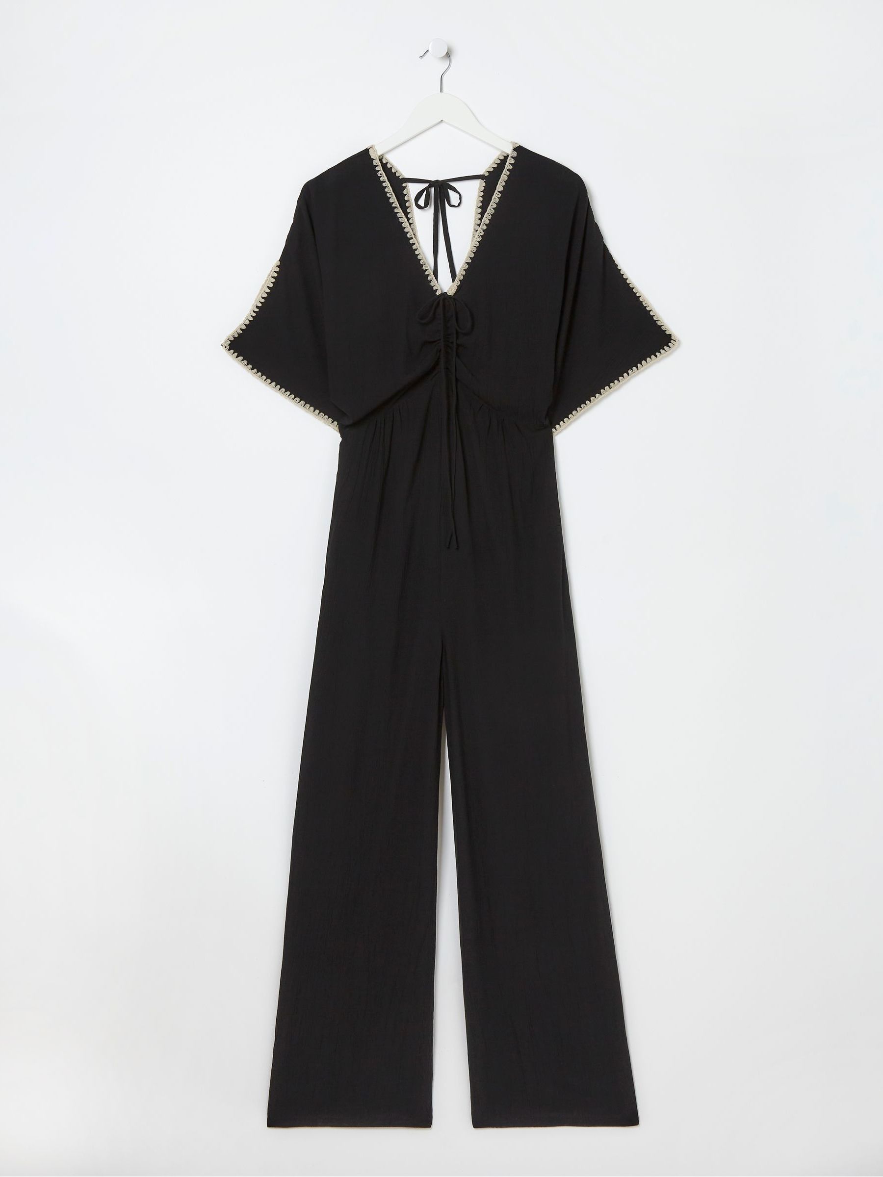 Black beach jumpsuit 2025