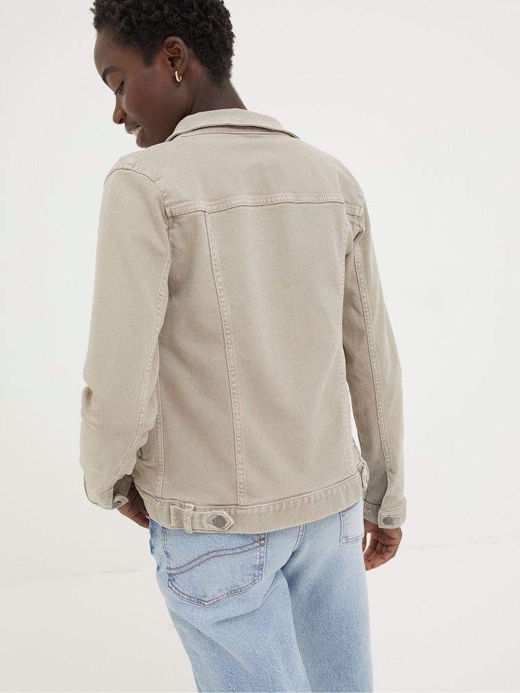 FatFace Tasha Natural Denim Jacket - Image 2 of 5