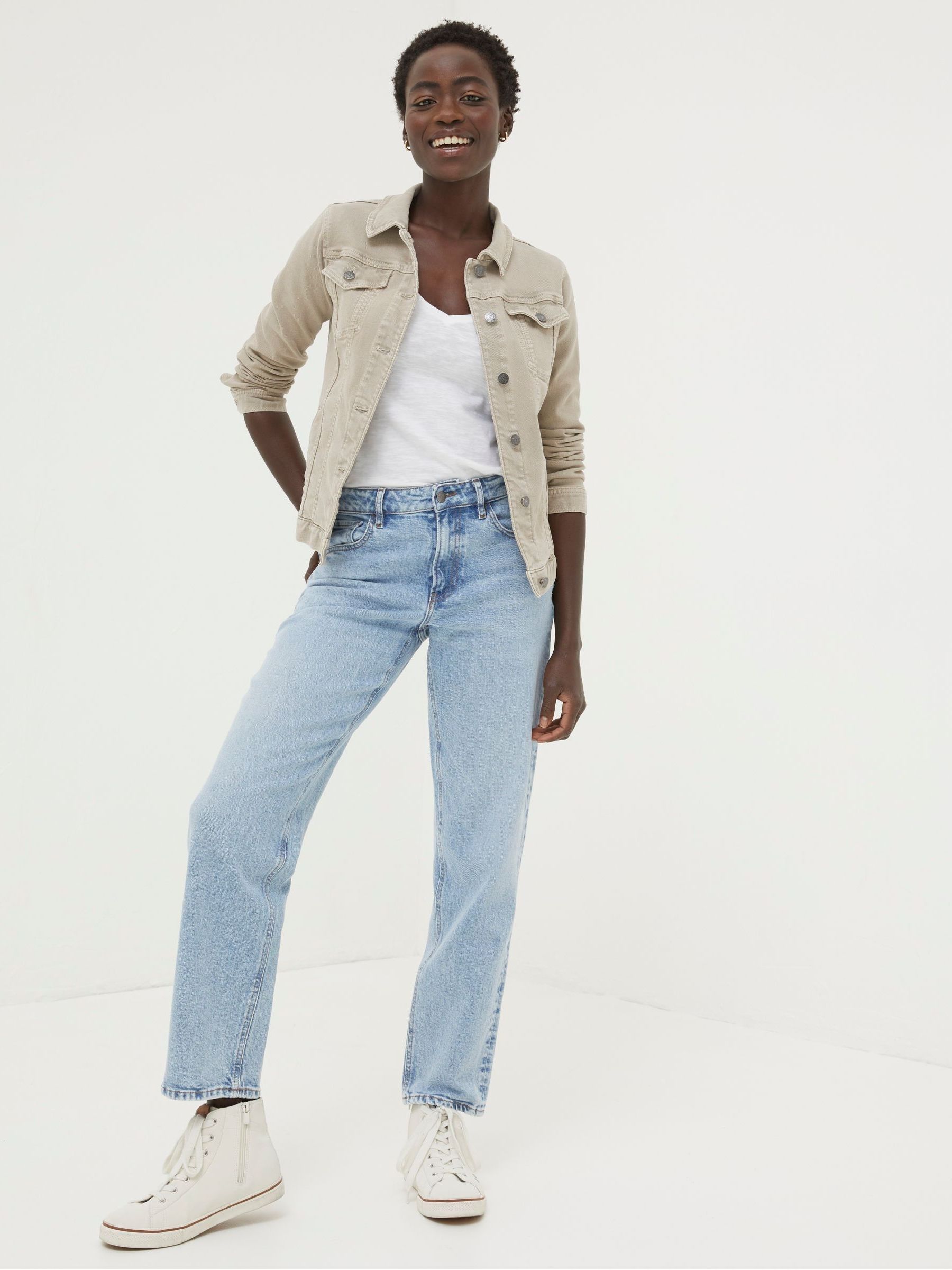 Buy FatFace Tasha Natural Denim Jacket from the Next UK online shop