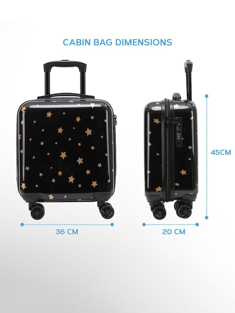 Flight Knight 45x36x20cm EasyJet Underseat Anti-Crack Cabin Carry On Hand Luggage Suitcase - Image 2 of 7