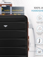 Set Of 2 Large Check-In & Small Carry-On Hardcase Travel Suitcase - Image 3 of 7