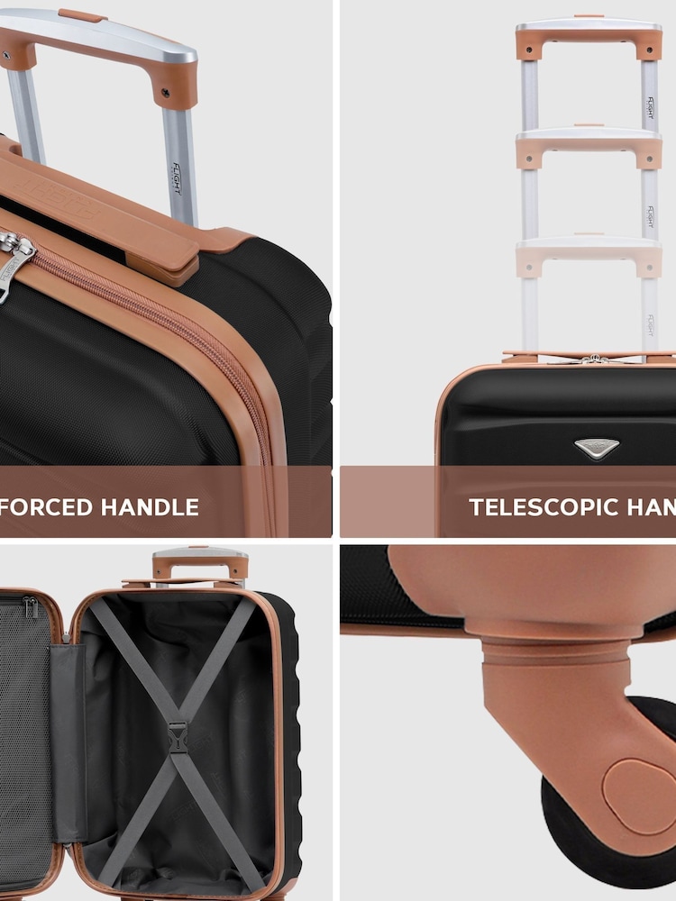 Set Of 2 Large Check-In & Small Carry-On Hardcase Travel Suitcase - Image 7 of 7