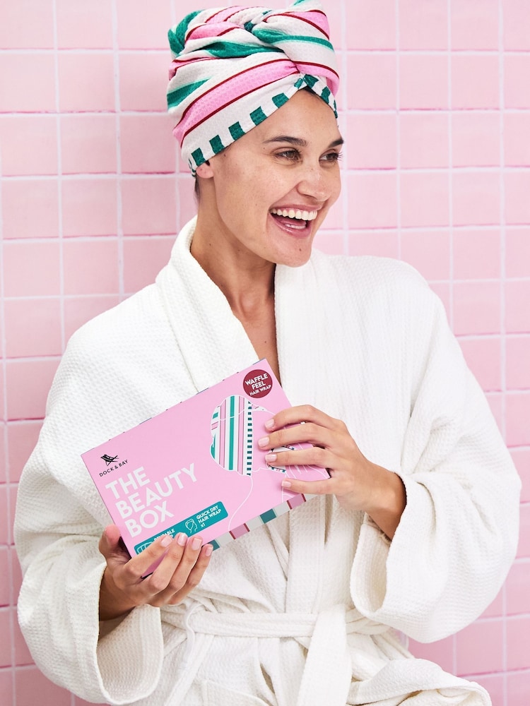 Dock & Bay Watermelon Spritz Beauty Box - Gift Box - HairWrap & Makeup Removers - Image 1 of 5 Dock & Bay Watermelon Spritz Beauty Box - Gift Box - HairWrap & Makeup Removers - Image 1 of 5