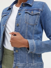 FatFace Tasha Blue Denim Jacket - Image 4 of 6