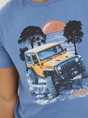 FatFace Blue Jeep Photo T-Shirt - Image 3 of 4