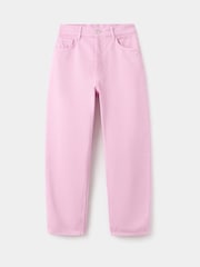 Mango Purple Barrel Leg Jeans - Image 4 of 6
