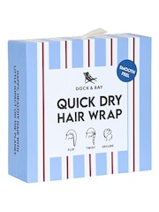Dock & Bay Harbour Lines Quick Dry Hair Wrap Suede - Image 4 of 4