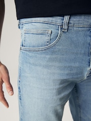 Blue Light Straight Fit Motion Flex Jeans - Image 7 of 10