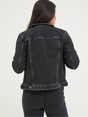 FatFace Tasha Black Denim Jacket - Image 2 of 6