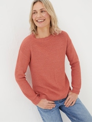 FatFace Ellie Red Jumper - Image 1 of 4
