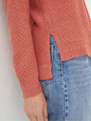 FatFace Ellie Red Jumper - Image 3 of 4