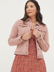 FatFace Tasha Pink Denim Jacket - Image 1 of 5