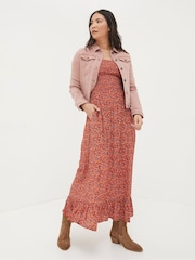 FatFace Tasha Pink Denim Jacket - Image 3 of 5