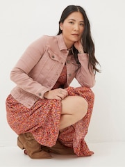 FatFace Tasha Pink Denim Jacket - Image 4 of 5