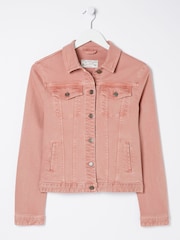 FatFace Tasha Pink Denim Jacket - Image 5 of 5
