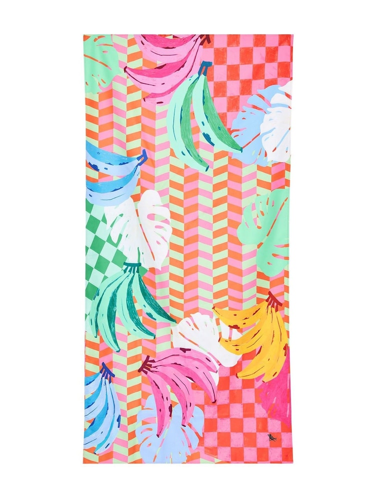 Dock & Bay Banana Karma Quick Dry Beach Towel - Image 2 of 6 Dock & Bay Banana Karma Quick Dry Beach Towel - Image 2 of 6