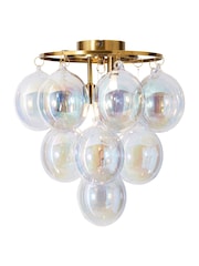 Visconte by BHS Black Maiori 1 Light Flush Light - Image 3 of 5