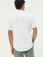 FatFace Bugle White Linen Cotton Shirt - Image 2 of 5