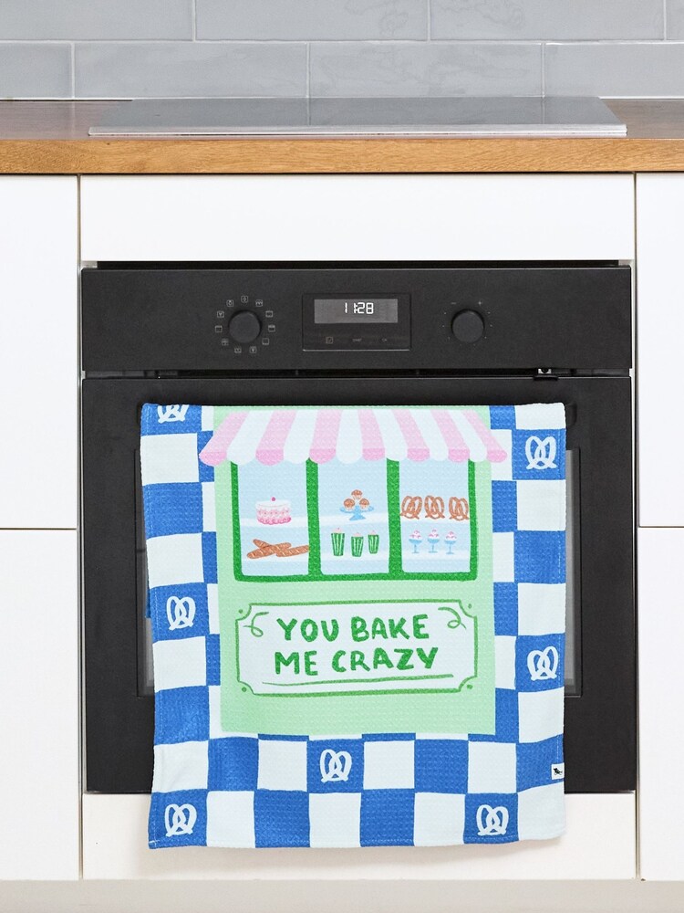Dock & Bay You Bake Me Crazy Quick Dry Kitchen Tea Towel - Image 1 of 4 Dock & Bay You Bake Me Crazy Quick Dry Kitchen Tea Towel - Image 1 of 4