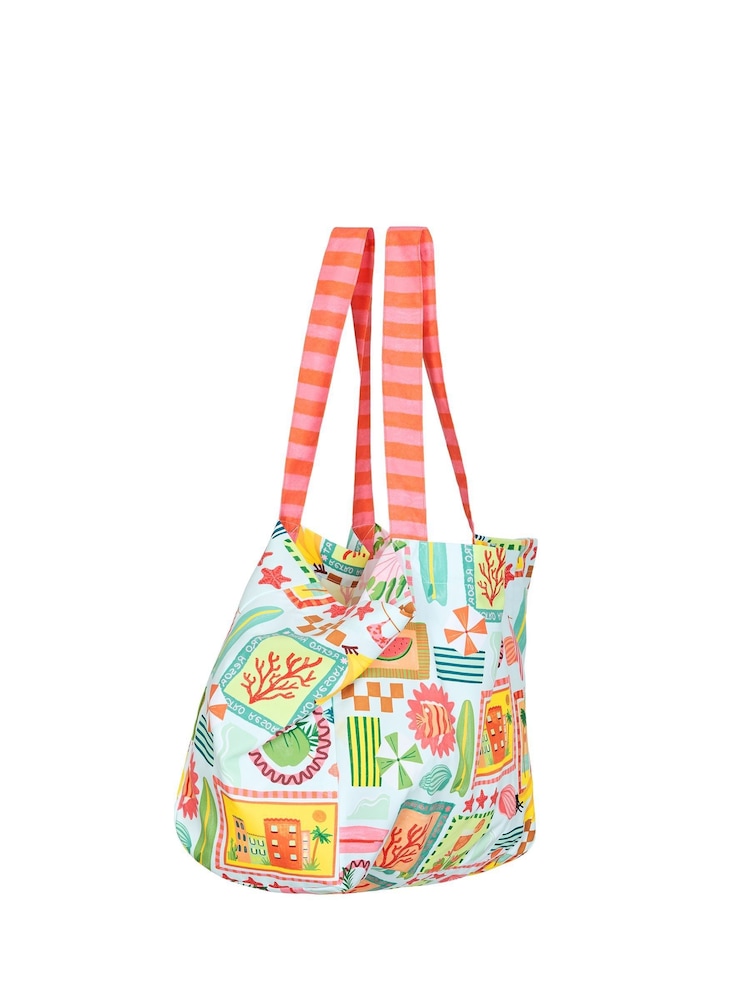 Dock & Bay Wish You Were Here Everyday Travel Foldaway Bag - Image 2 of 6