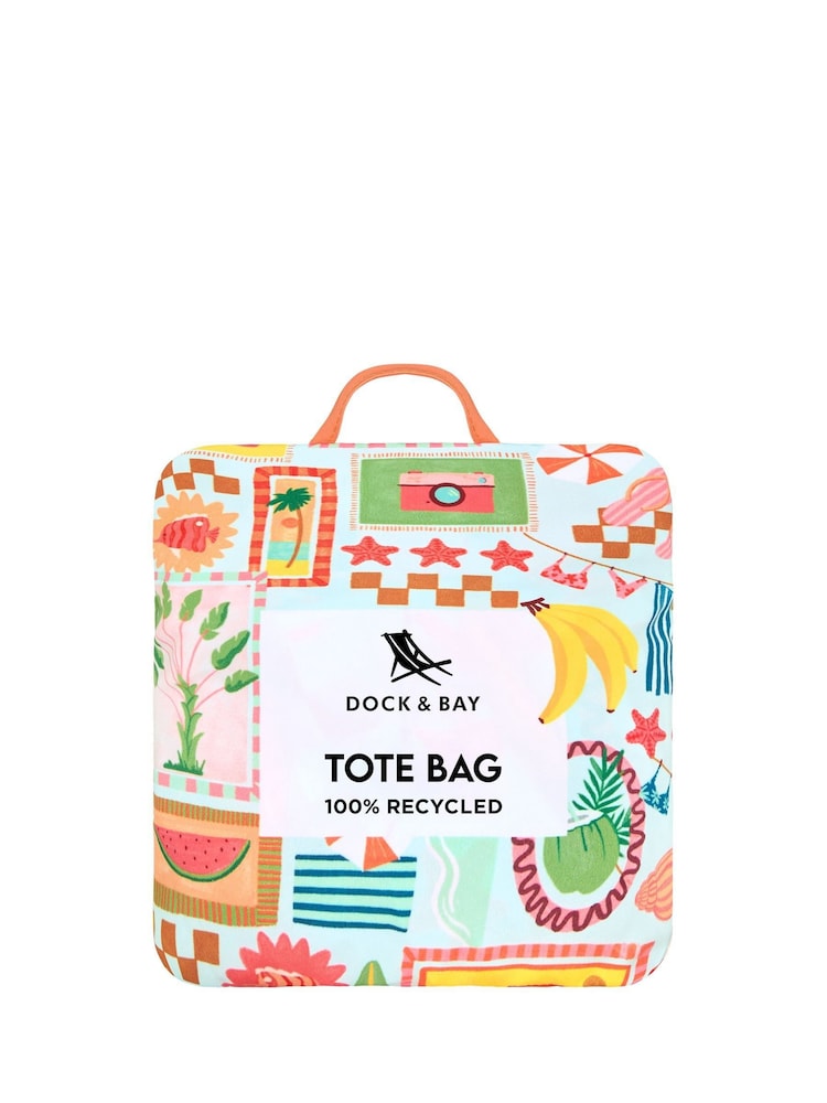 Dock & Bay Wish You Were Here Everyday Travel Foldaway Bag - Image 6 of 6