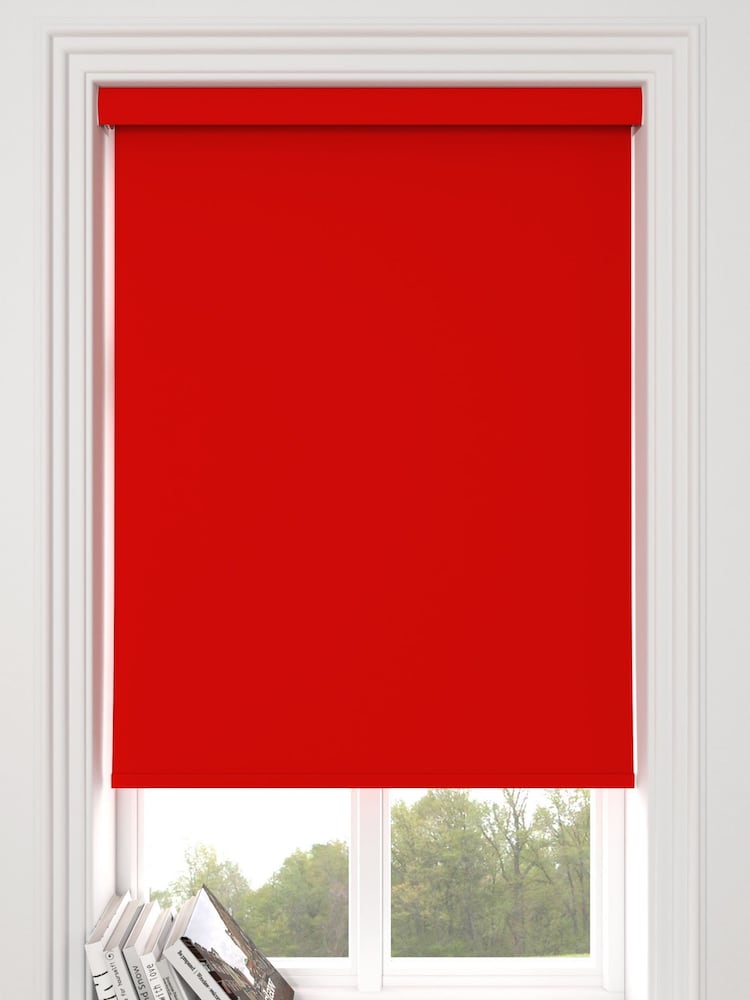 Red Haig Made To Measure Blackout Roller Blind - Image 1 of 4