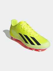 adidas Yellow Football X Crazyfast Club Flexible Ground Adult Boots - Image 1 of 1