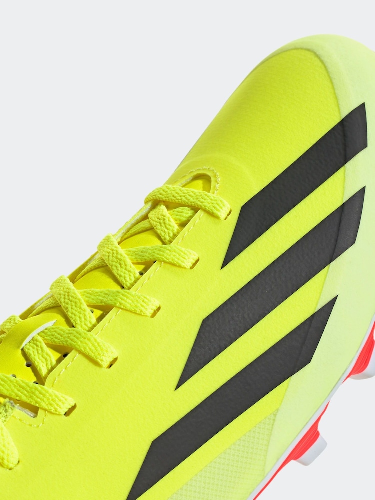 adidas Yellow Football X Crazyfast Club Flexible Ground Adult Boots - Image 10 of 10